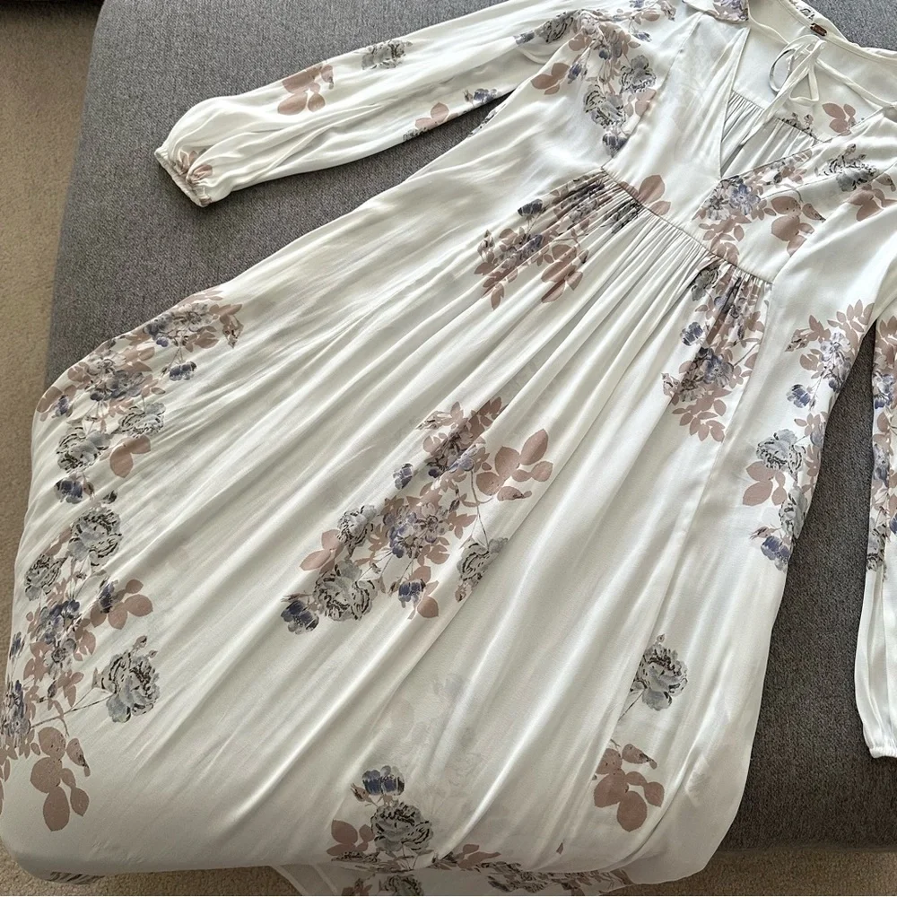 Free People Rosemary Long Sleeve Maxi Dress Medium - Picture 2 of 11